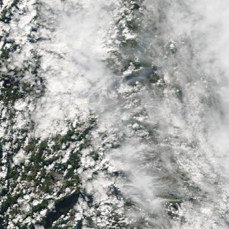 MODIS true-color scene: Norwegian Fjords